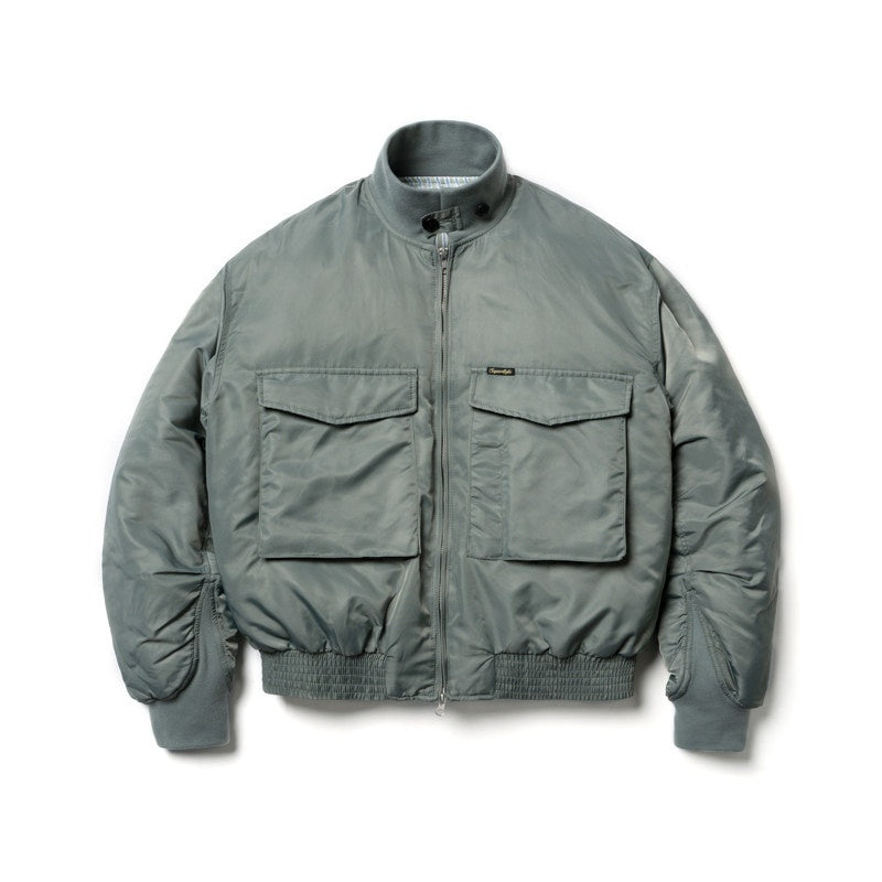 SUPERTOFU_Warm_Multi_Pocket_Loose_Fit_Unisex_Nylon_Zipper_Black_Puffer_Jackets_MISSTT