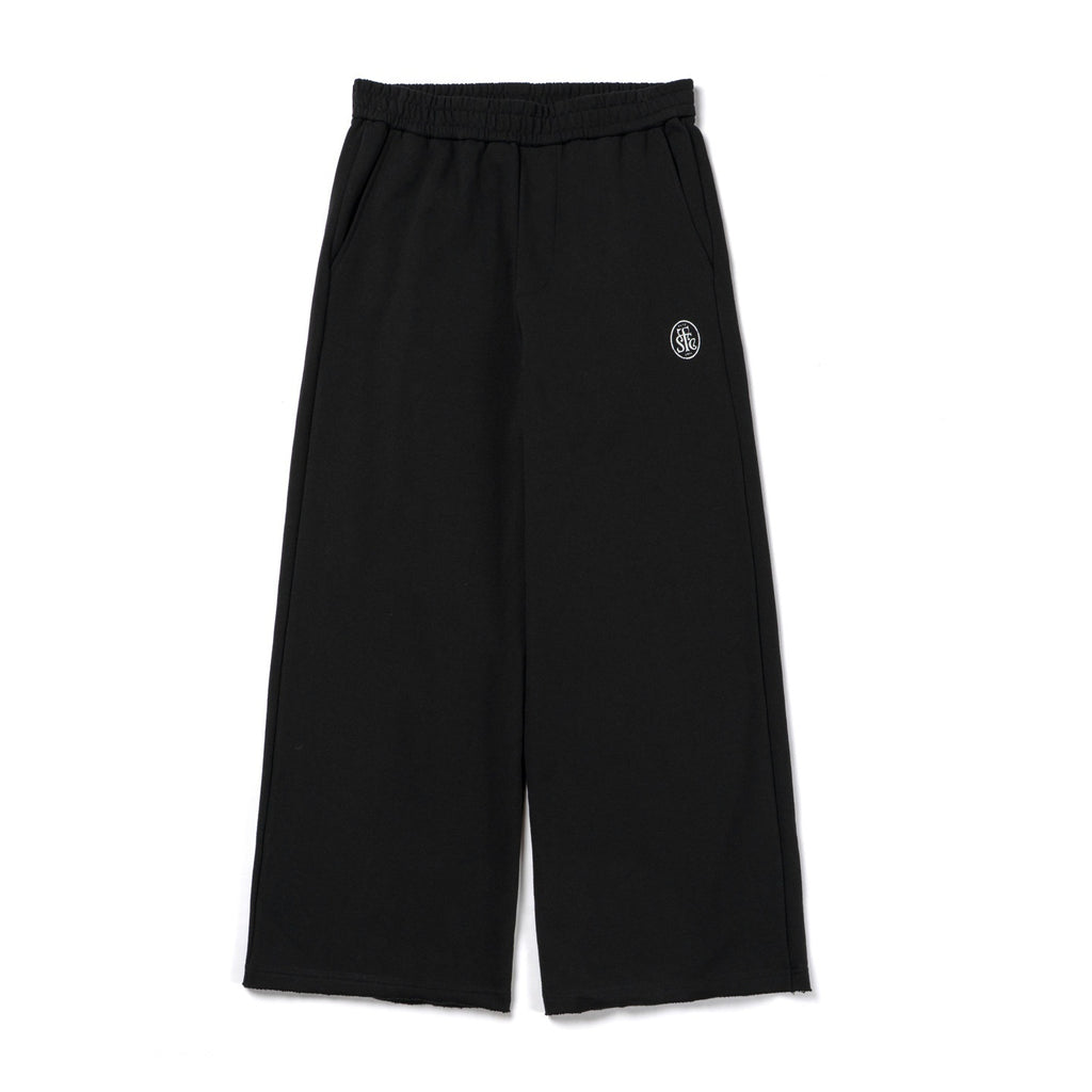 SUPERTOFU_Warm_Pure_Cotton_Loose_Mid_Rise_Retro_Youth_Sport_Black_Gray_Straight_Pants_MISSTT