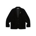 SUPERTOFU_Warm_Washed_Cotton_Button_Front_Blazer_Collar_Unisex_Black_Thick_Casual_Jackets_MISSTT