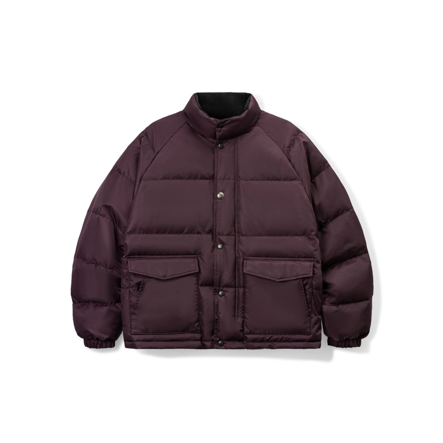 SUPERTOFU Warm Waterproof 90 Percent White Duck Down Retro Stand Collar Nylon Down Jackets