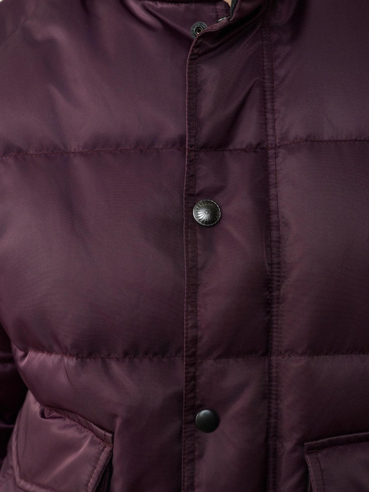 SUPERTOFU Warm Waterproof 90 Percent White Duck Down Retro Stand Collar Nylon Down Jackets