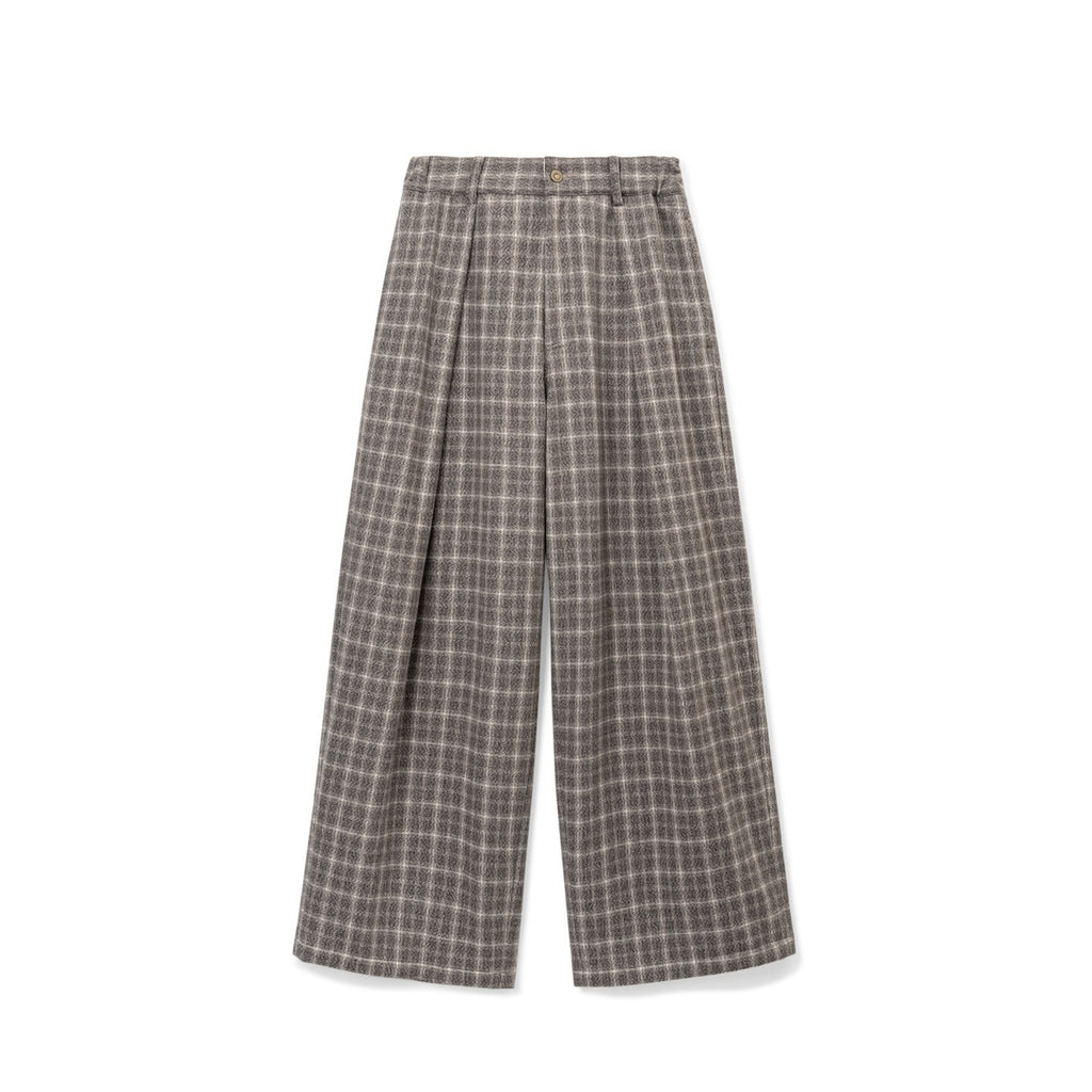 SUPERTOFU_Warm_Wool_Blend_Casual_Relaxed_Unisex_Plaid_Brown_Khaki_Wide-Leg_Pants_MISSTT