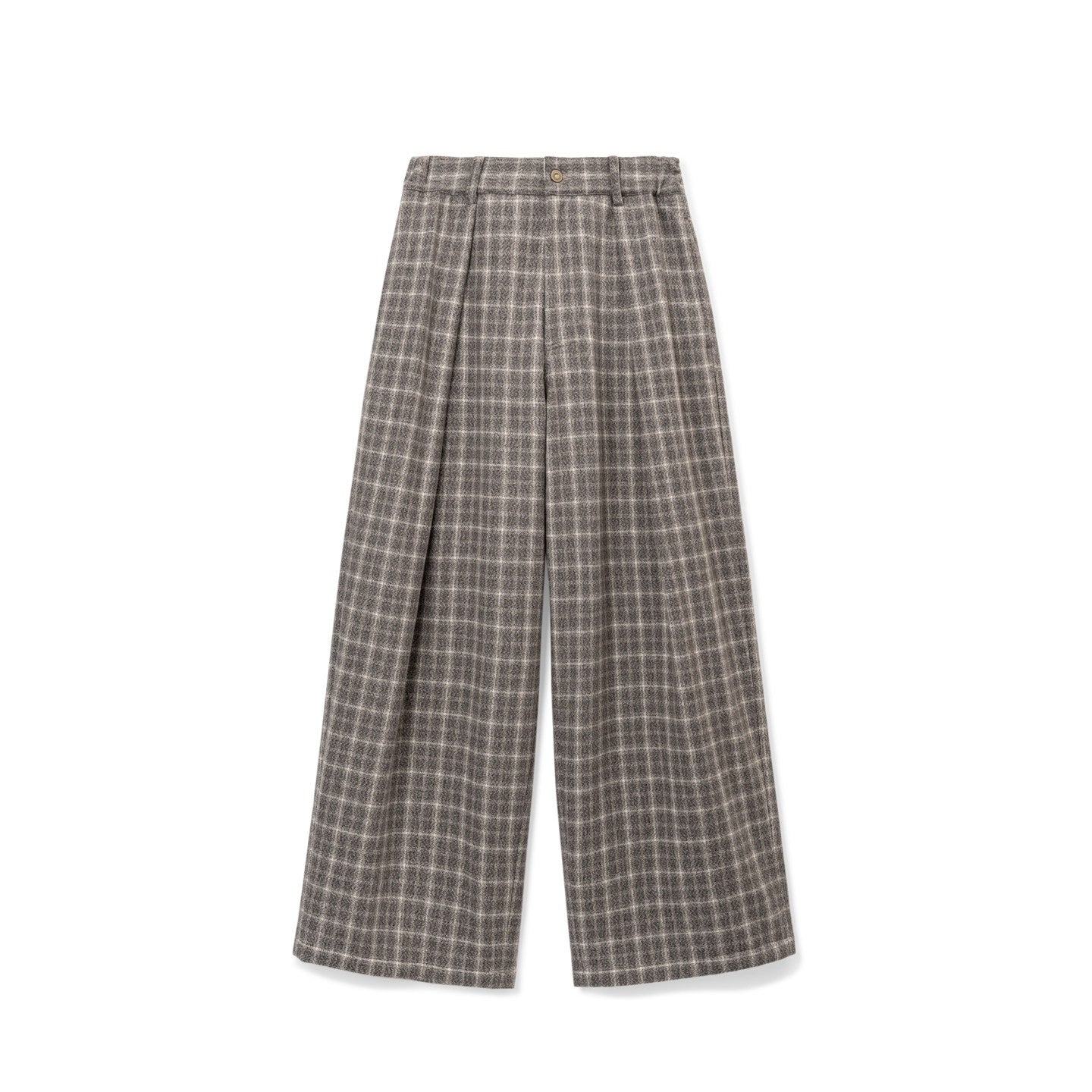SUPERTOFU_Warm_Wool_Blend_Casual_Relaxed_Unisex_Plaid_Brown_Khaki_Wide-Leg_Pants_MISSTT