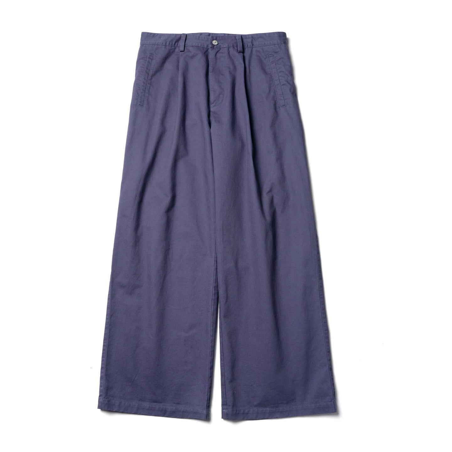 SUPERTOFU_Washed_Blue_Loose_Fit_Zip_Fly_Youthful_Casual_Solid_Full_Length_Straight_Pants_MISSTT