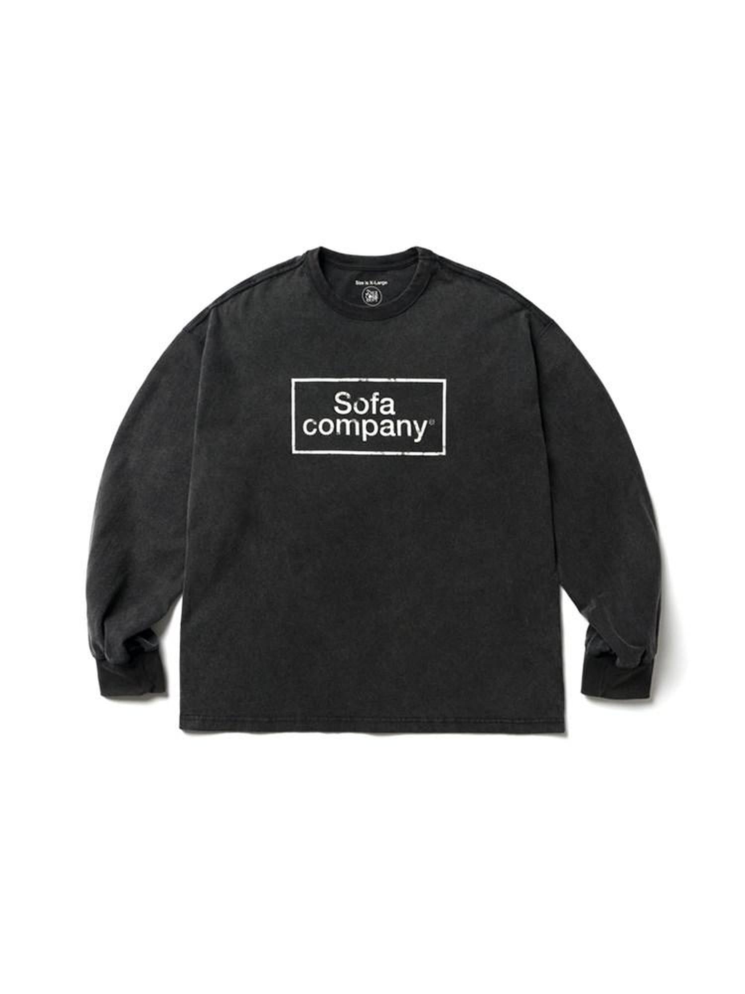 SUPERTOFU Washed Cotton Loose Casual Crewneck Geometric Men Long Sleeve T-Shirts