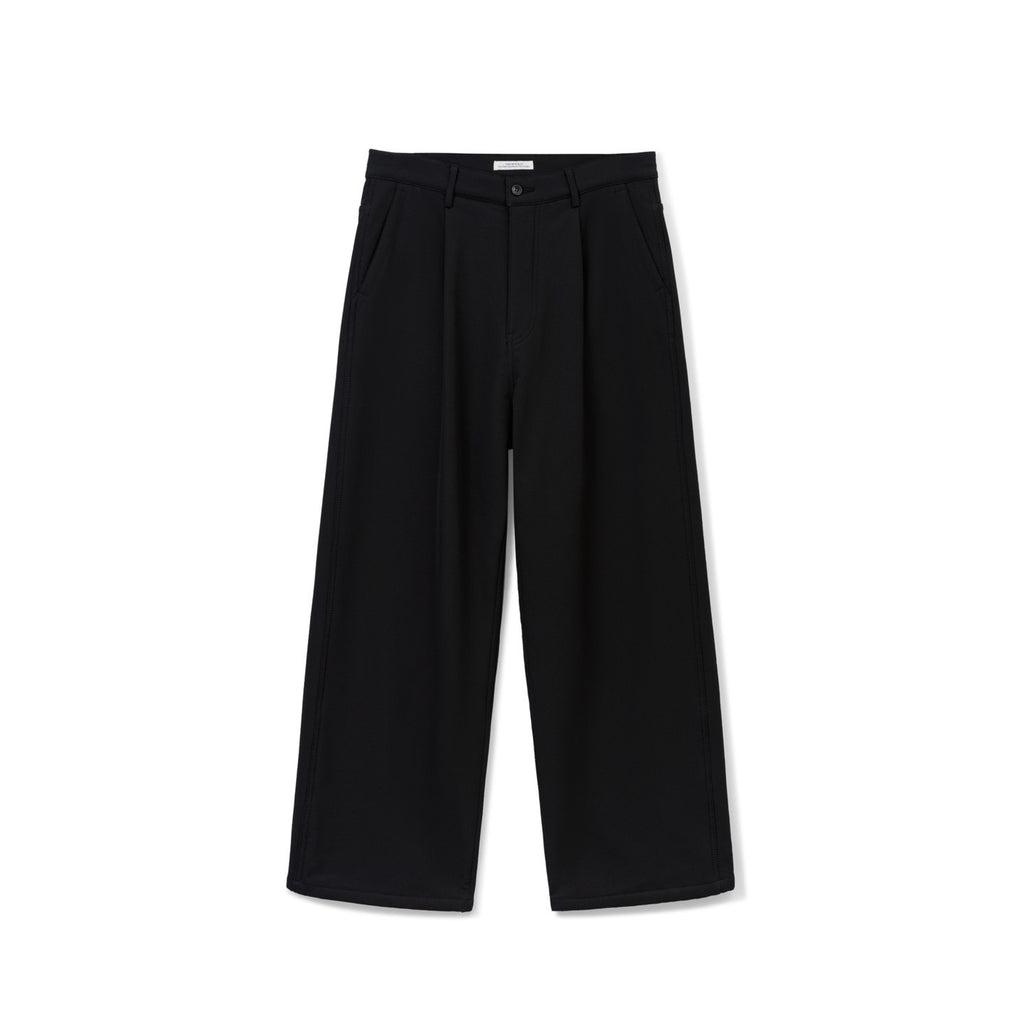 SUPERTOFU_Windproof_Stretch_Casual_Relaxed_Zip_Fly_Unisex_Polyester_Black_Wide-Leg_Pants_MISSTT