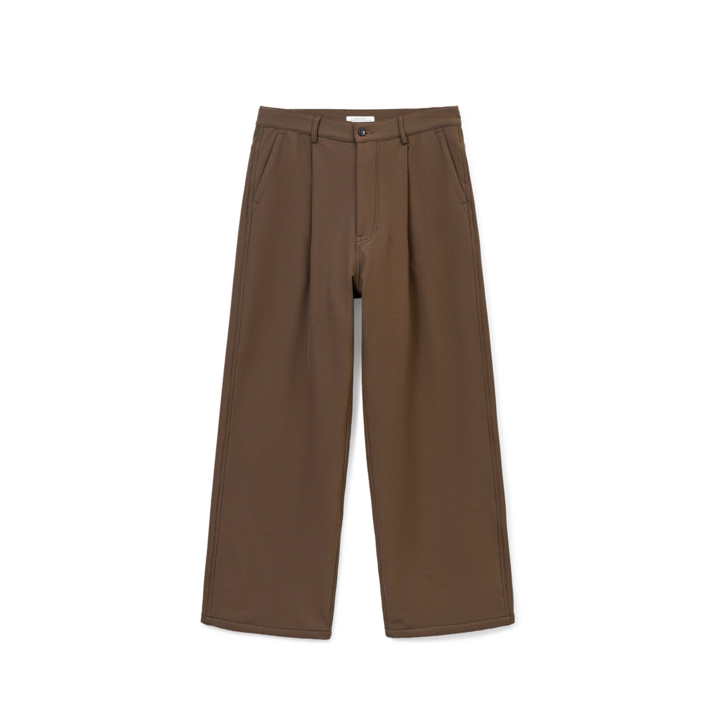 SUPERTOFU_Windproof_Stretch_Casual_Relaxed_Zip_Fly_Unisex_Polyester_Black_Wide-Leg_Pants_MISSTT
