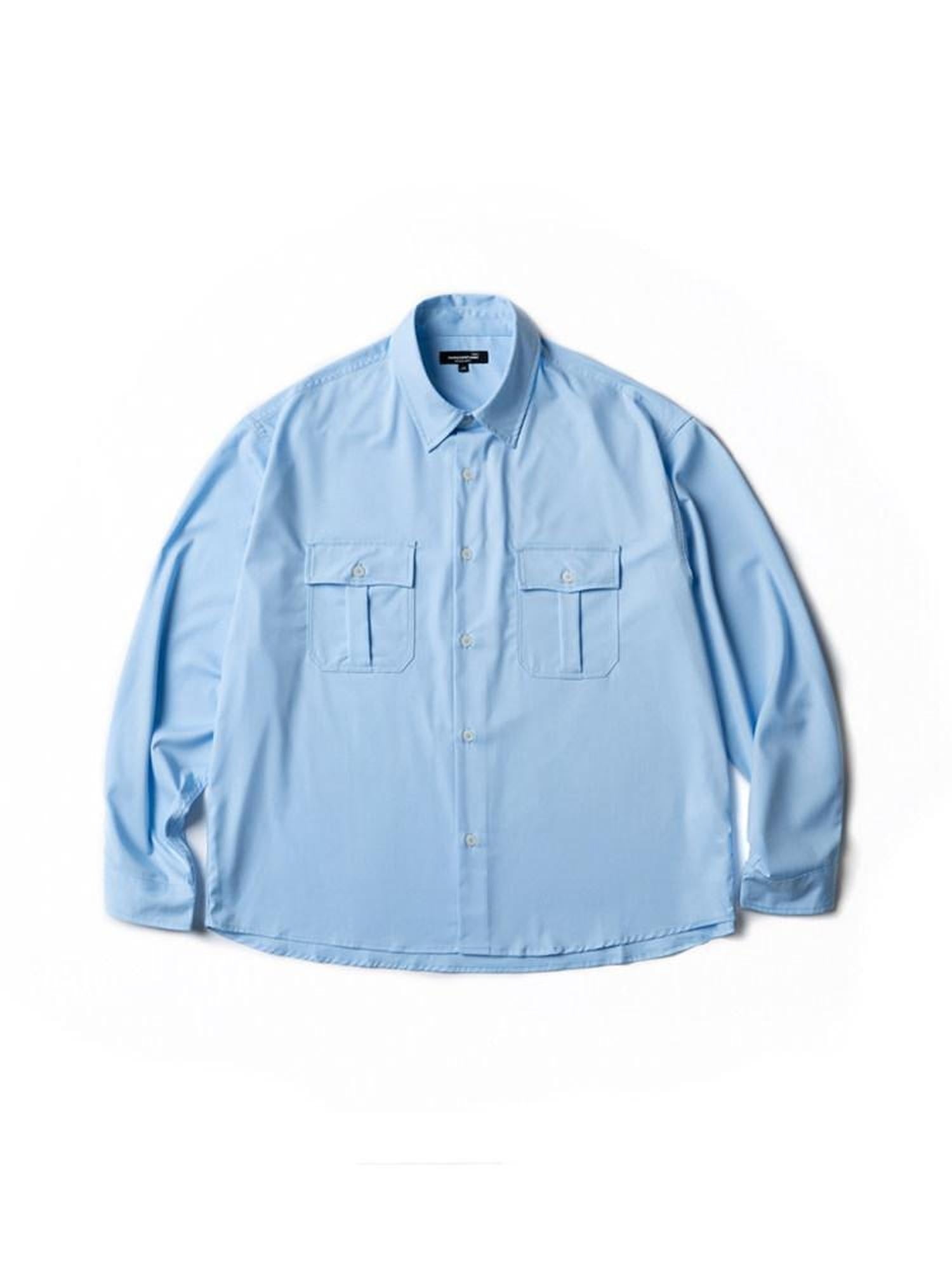SUPERTOFU Wrinkle Free Oversized Point Collar Long Sleeve Casual Solid Button Down Shirts