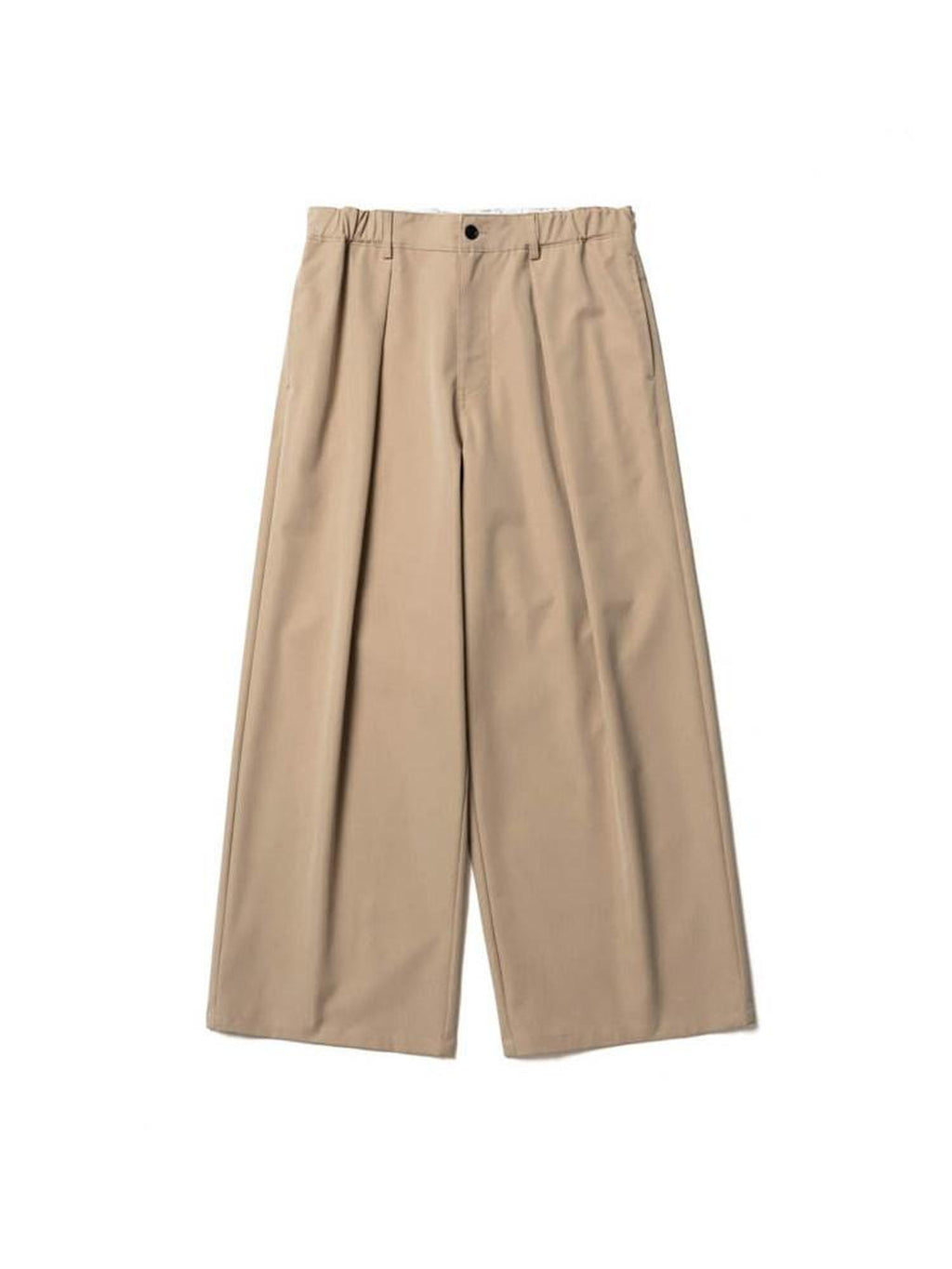 SUPERTOFU Wrinkle Resistant Relaxed Wide Leg Everyday Casual Khaki Black Chinos