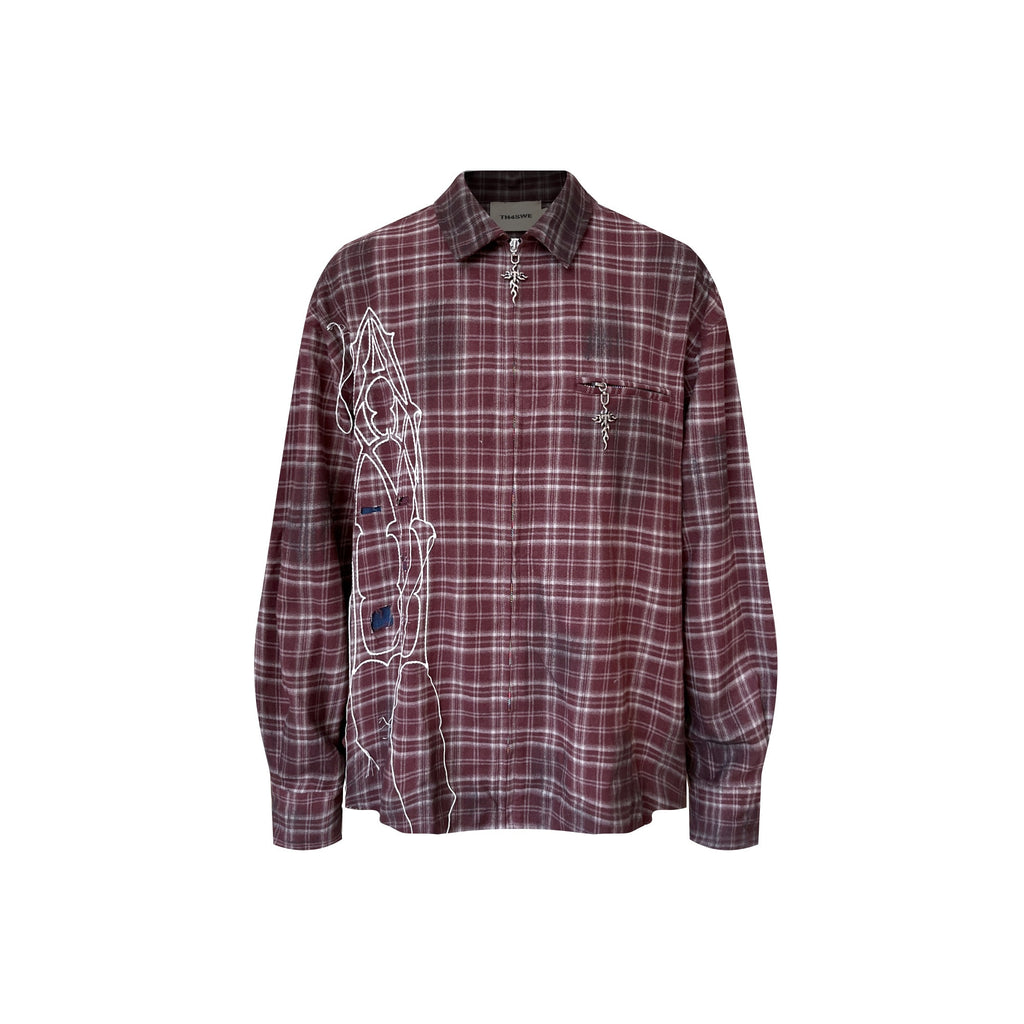 TH4SWE_Breathable_Loose_Distressed_Embroidered_Plaid_Men_Long_Sleeve_Viscose_Shirts_MISSTT