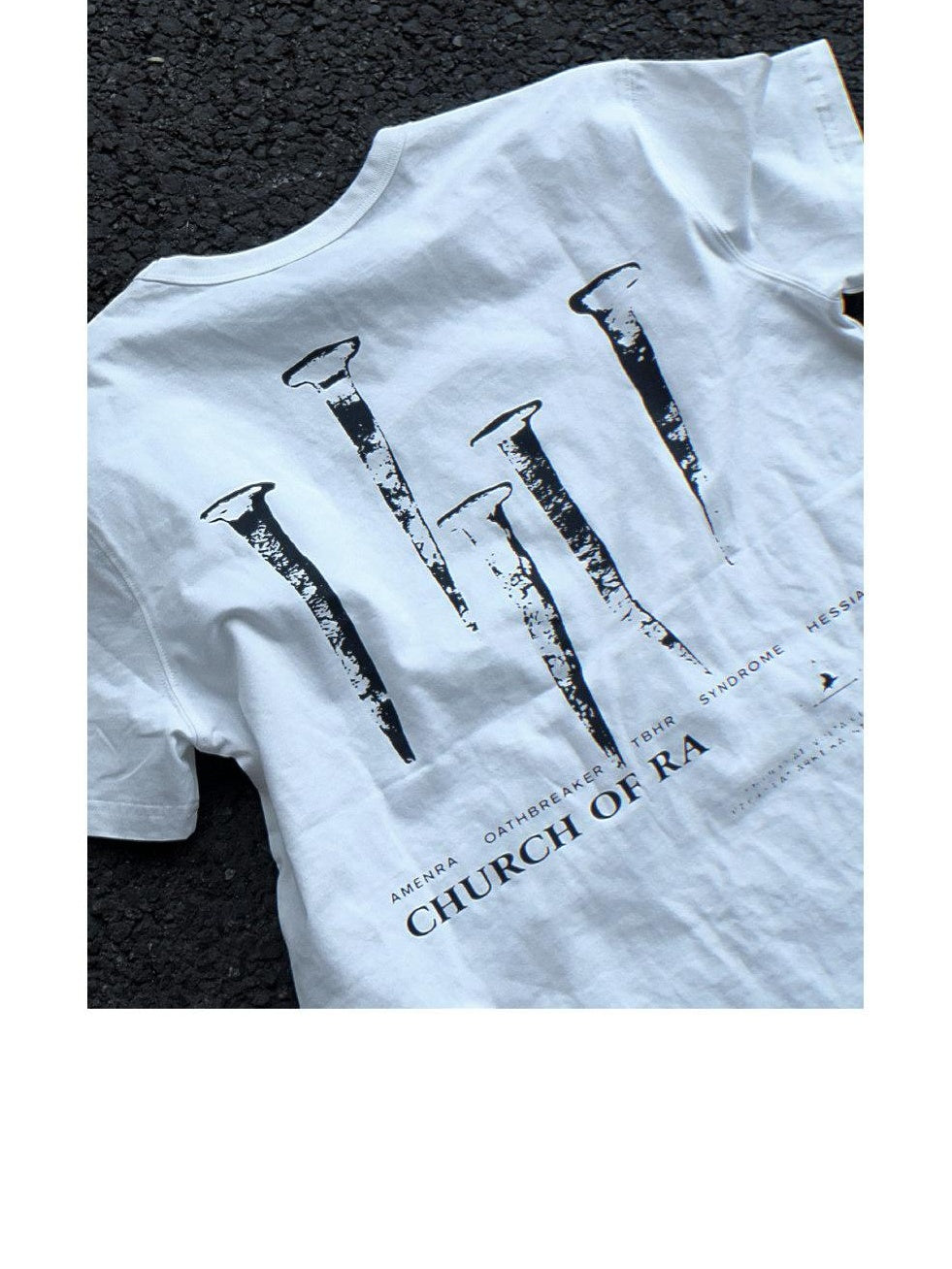 TH4SWE Brushed Cotton Slim Fit Dark Unisex Devil Lamb Print Short Sleeve T-Shirts
