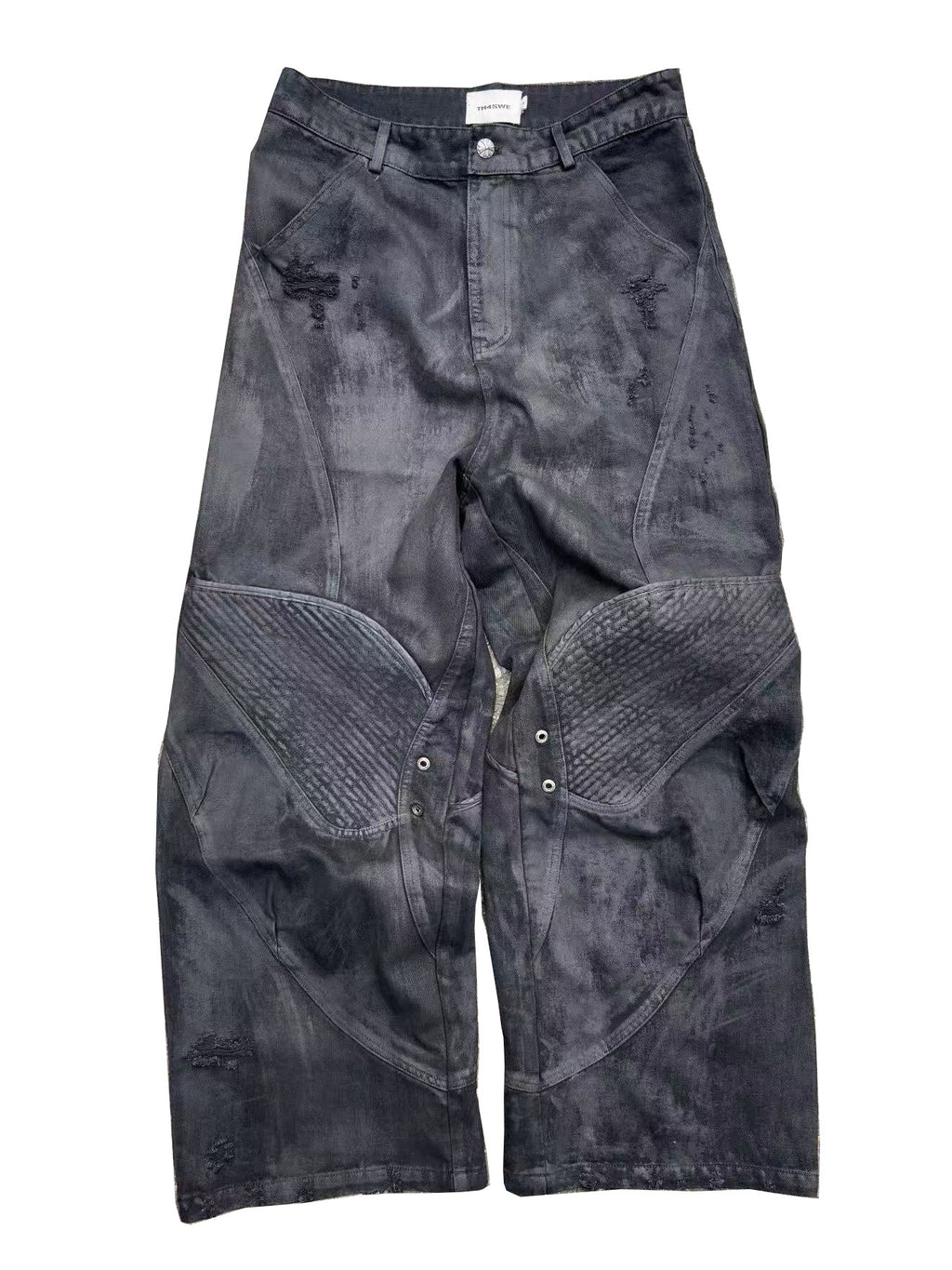 TH4SWE_Washed_Black_Loose_Mid_Rise_Straight_Leg_Dark_Goth_Street_Cotton_Wide-Leg_Jeans_MISSTT