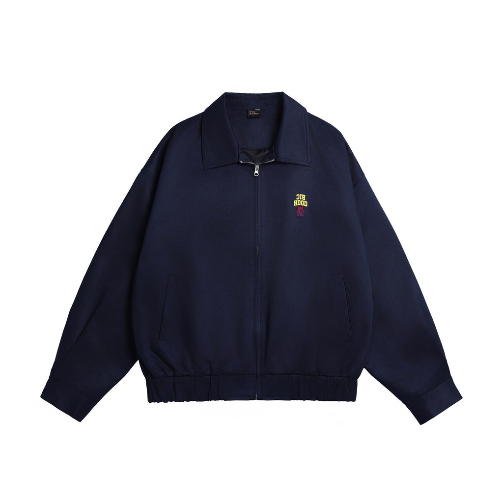 RickyisClown_Cherry_Blossom_Embroidered_Turn_Down_Collar_Men's_Harrington_Jackets_MISSTT