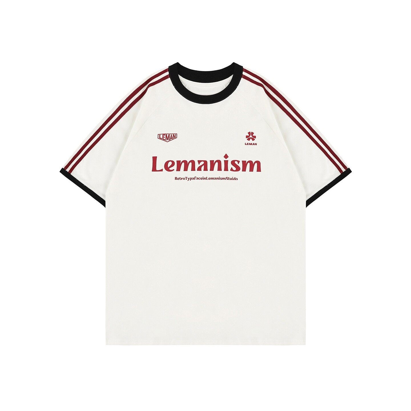 lemanism_American_Contrast_Colorblock_Striped_Men's_Short_Sleeve_T-shirts_MISSTT