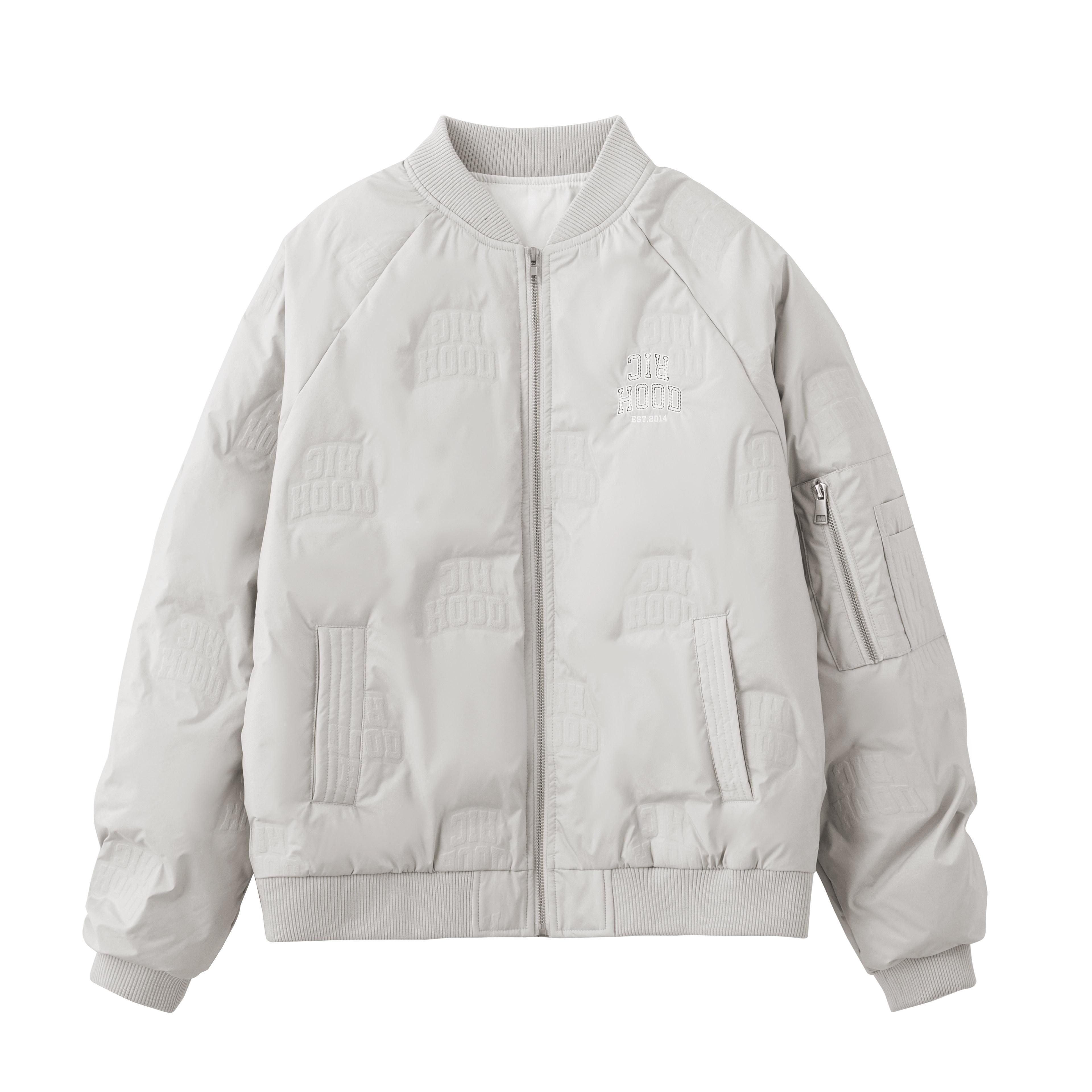RickyisClown_3d_Embossed_Rib_Cuffs_Baseball_Collar_Men's_Polyester_White_Duck_Down_Jackets_MISSTT