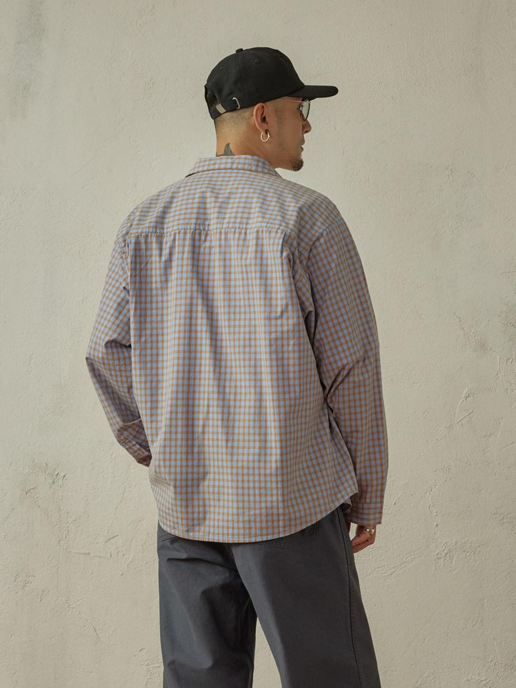 SUPERTOFU Breathable 100% Cotton Relaxed Colorblock Cuban Collar Unisex Striped Shirts