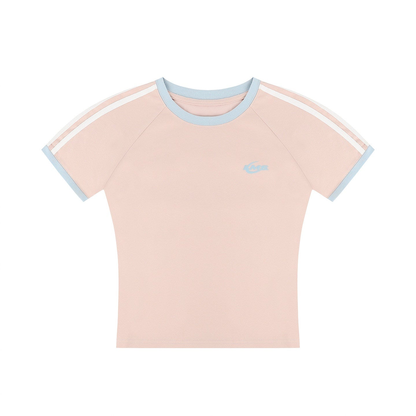 lemanism_Two_Stripe_Print_Drop_Shoulder_Men's_Cotton_Blend_Short_Sleeve_T-shirts_MISSTT
