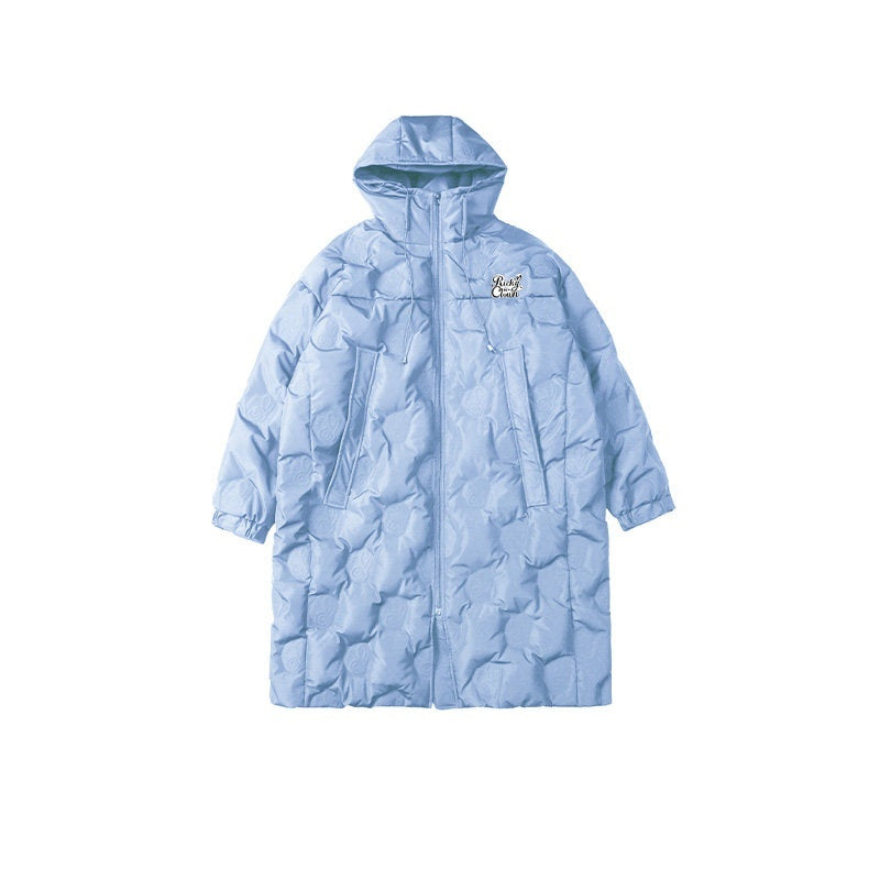 RickyisClown_Hooded_Bonded_Embossed_Mid_Length_Men's_Polyester_White_Duck_Down_Down_Jackets_MISSTT