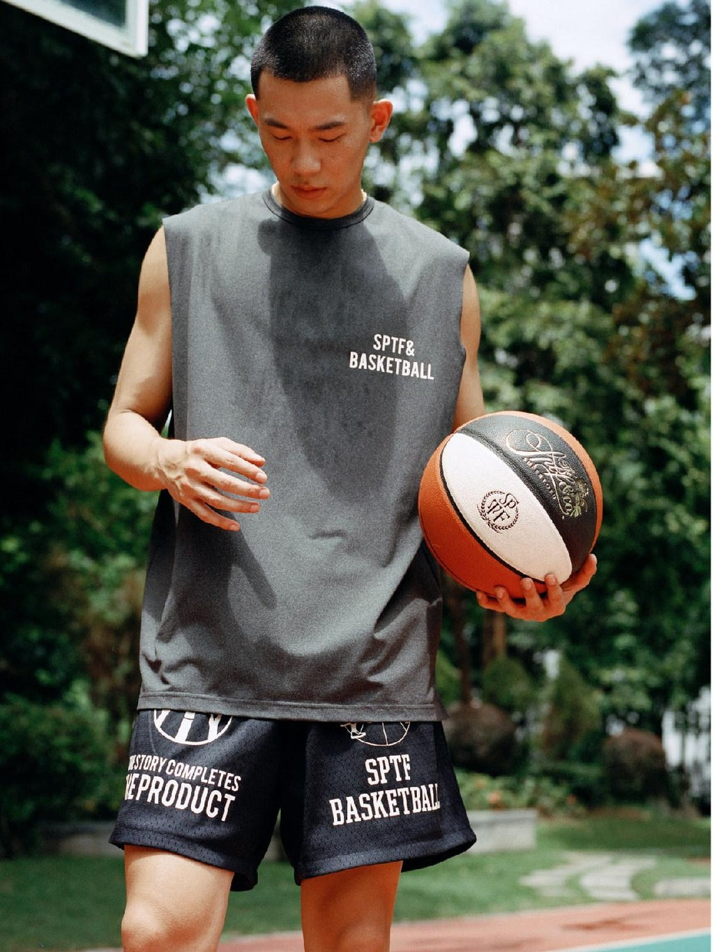 SUPERTOFU Durable Pu Construction Indoor Outdoor Standard Size 7 Basketball Accessories