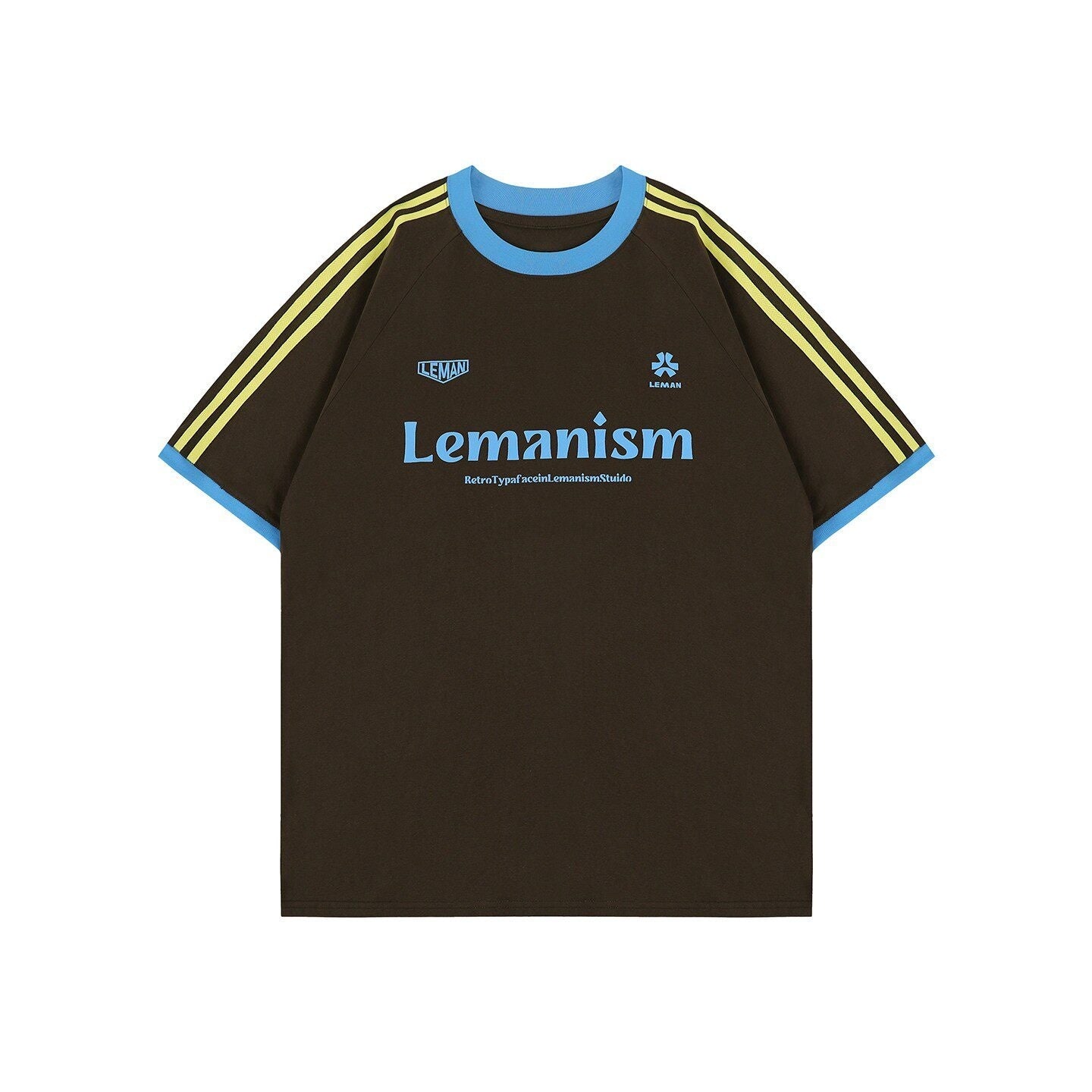 lemanism_American_Contrast_Colorblock_Striped_Men's_Short_Sleeve_T-shirts_MISSTT