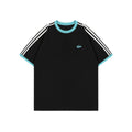 lemanism_Two_Stripe_Print_Drop_Shoulder_Men's_Cotton_Blend_Short_Sleeve_T-shirts_MISSTT