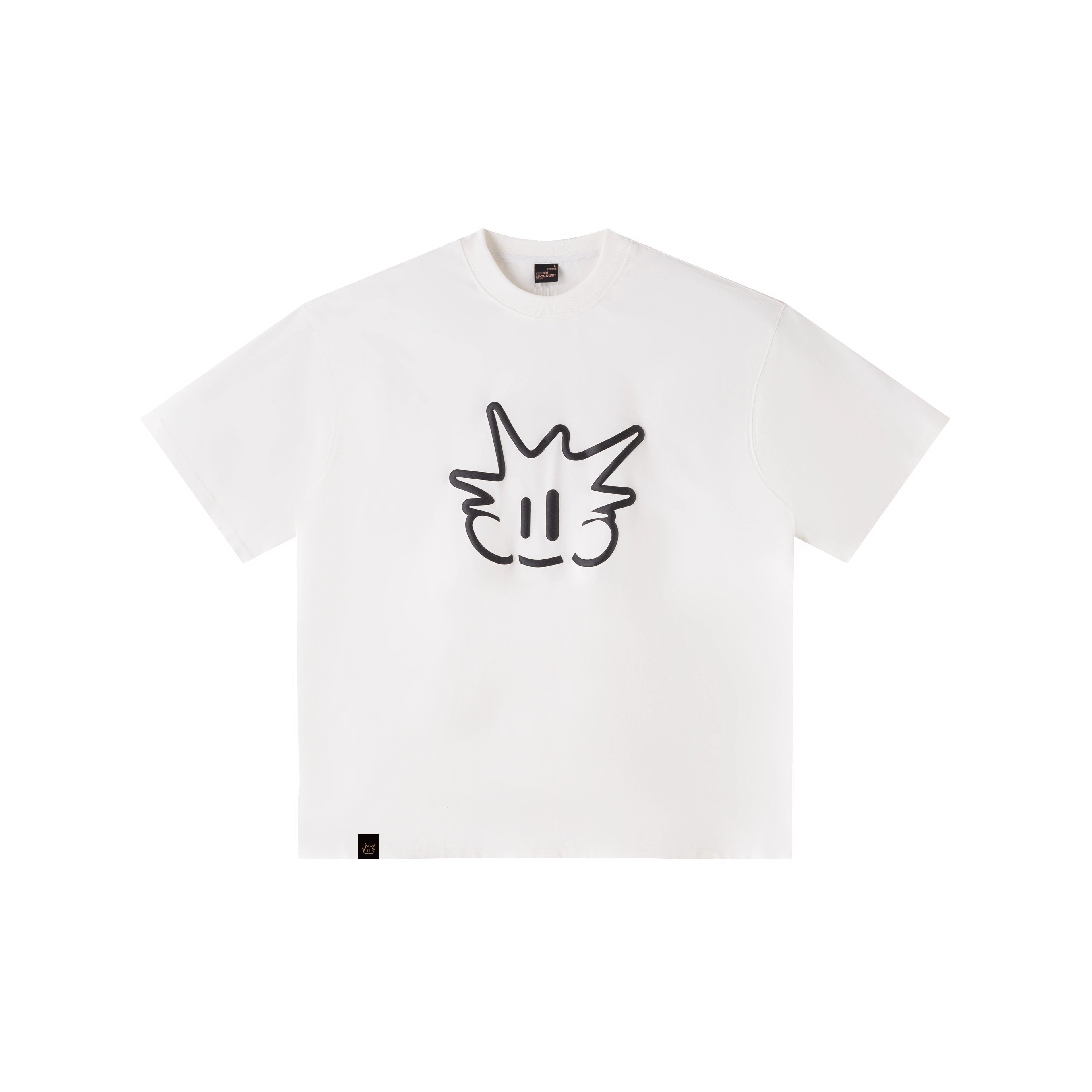 RickyisClown_Cartoon_Pineapple_Head_Print_Loose_Men's_Cotton_Quick_Dry_Short_Sleeve_T-shirts_MISSTT