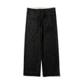 SUPERTOFU_Soft_Cotton_Mid_Rise_Vintage_Black_Casual_Youth_Zipper_Fly_Straight_Jeans_MISSTT