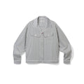 SUPERTOFU_Stretch_Polyester_Cropped_Retro_Striped_Topstitch_Unisex_Collared_Shirts_MISSTT
