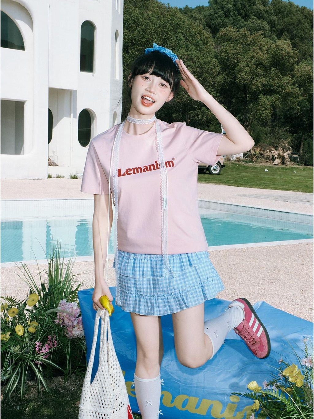 lemanism American Retro Oversized Men's 300g Heavy Cotton Short Sleeve T-shirts