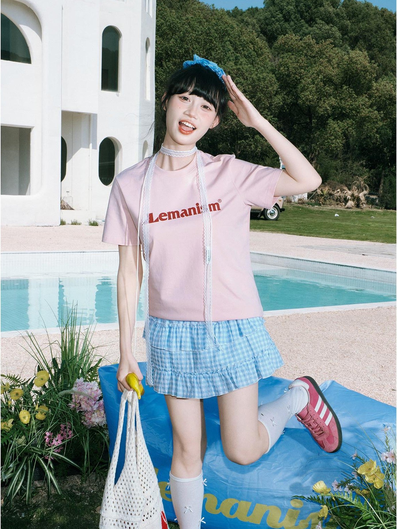 lemanism American Retro Oversized Men's 300g Heavy Cotton Short Sleeve T-shirts