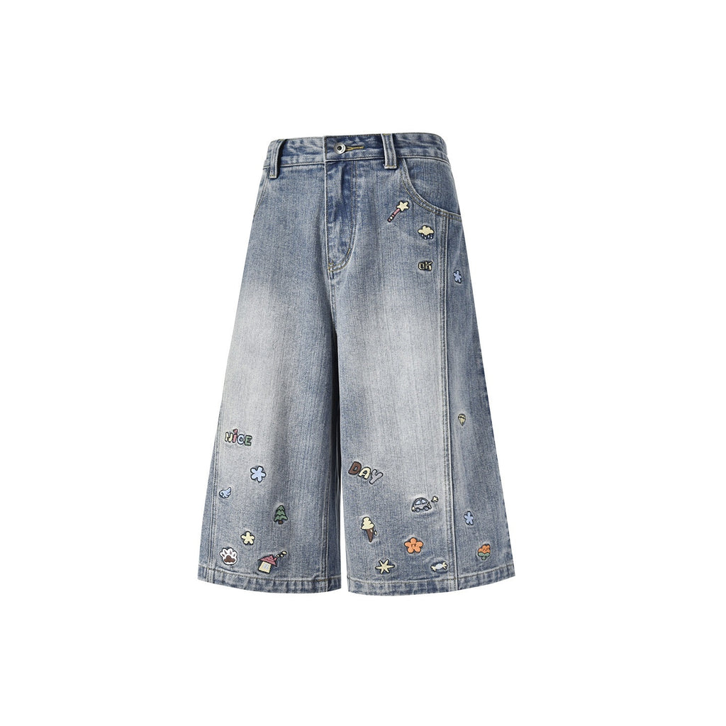 lemanism_American_Style_Cartoon_Print_Cropped_Casual_Men's_Denim_Loose_Jeans_MISSTT