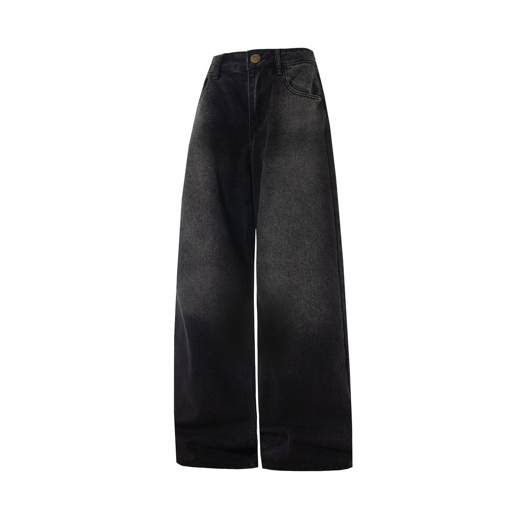 lemanism_Black_American_Waterwashed_Wide_Loose_Men's_Denim_Straight_Jeans_MISSTT
