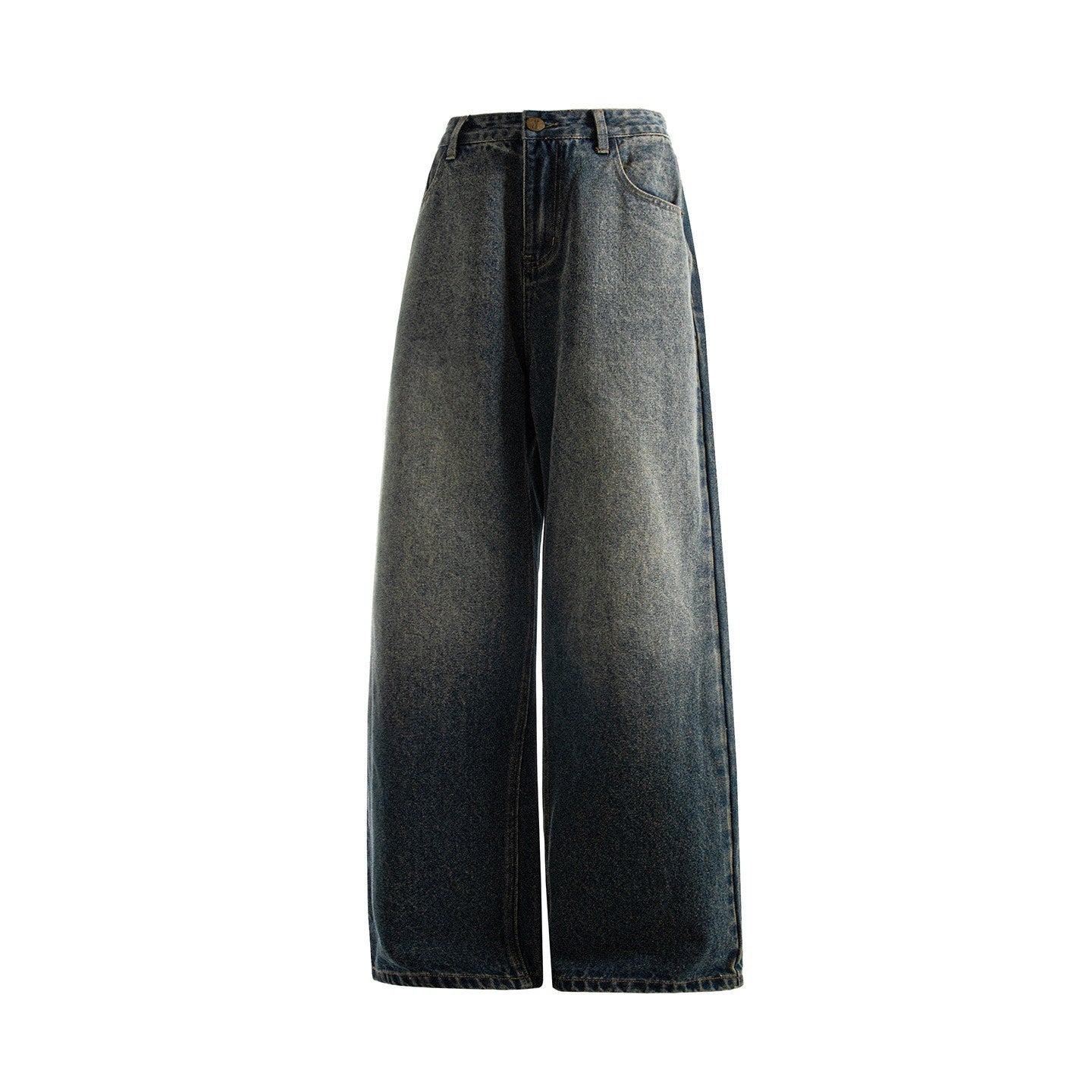 lemanism_Black_American_Waterwashed_Wide_Loose_Men's_Denim_Straight_Jeans_MISSTT