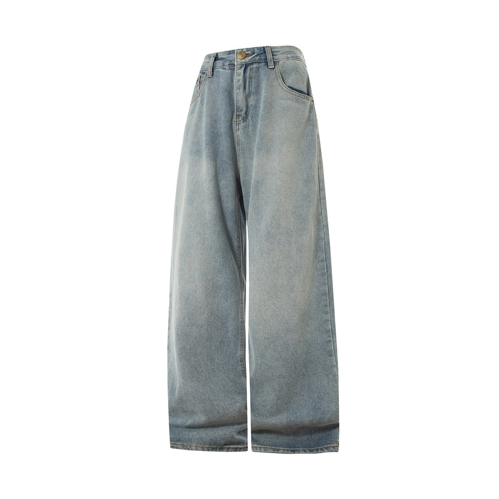 lemanism_Black_American_Waterwashed_Wide_Loose_Men's_Denim_Straight_Jeans_MISSTT
