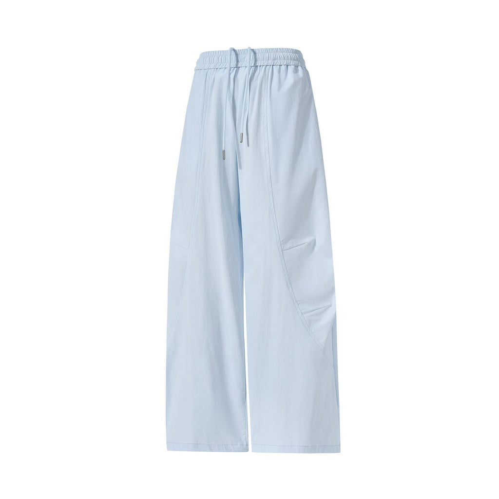 lemanism_Khaki_Solid_Loose_Mid_Rise_Casual_Men's_Nylon_Stretch_Straight-leg_Pants_MISSTT