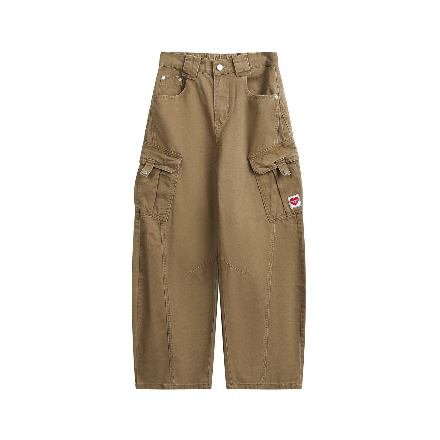 lemanism_Khaki_Washed_American_Vintage_Workwear_Men's_Straight-leg_Pants_MISSTT