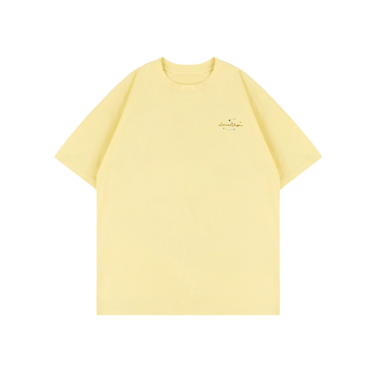 lemanism_Letter_Print_Loose_Drop_Shoulder_Crew_Men's_Cotton_Short_Sleeve_T-shirts_MISSTT