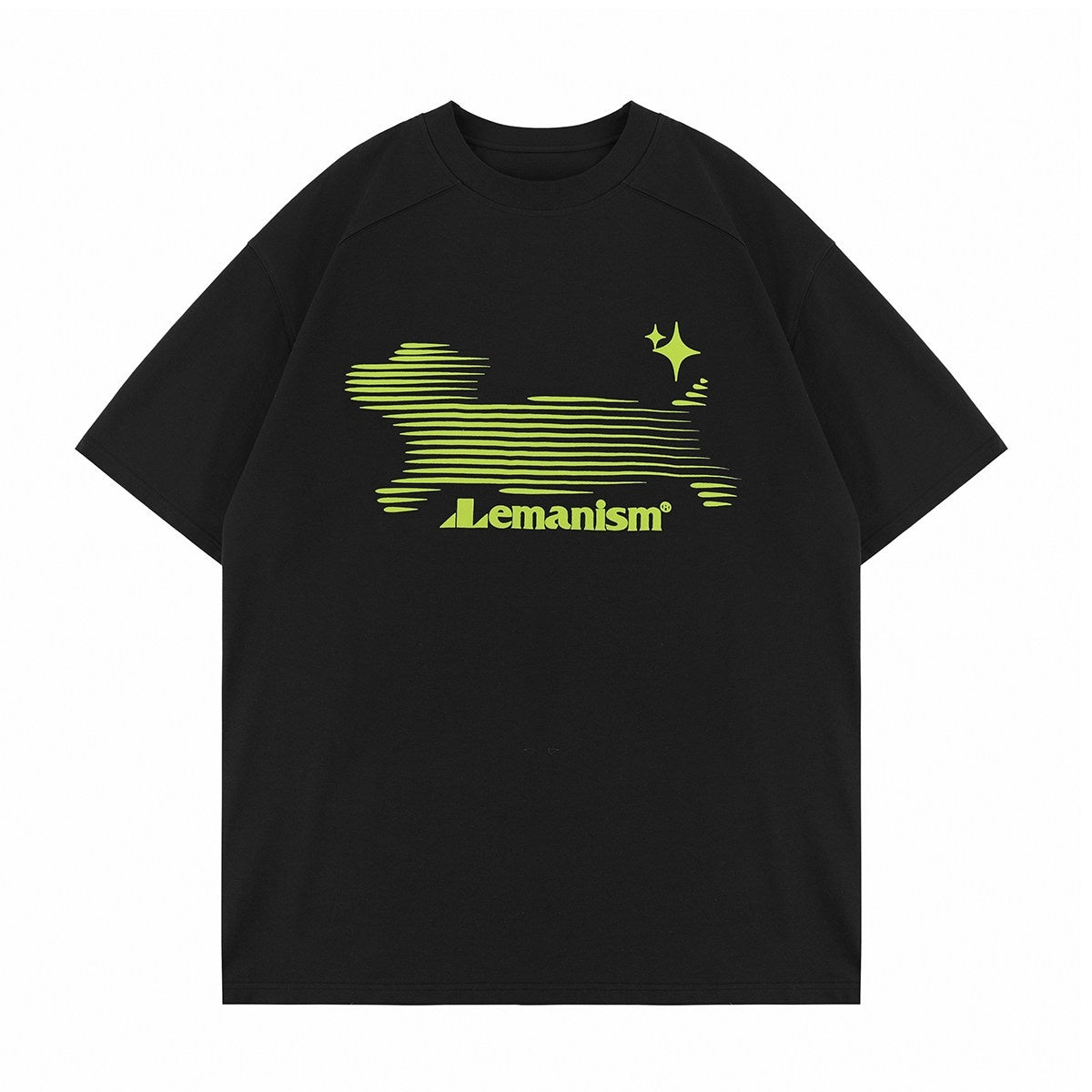 lemanism_Phantom_Puppy_Graphic_Men's_300g_Heavyweight_Short_Sleeve_T-shirts_MISSTT