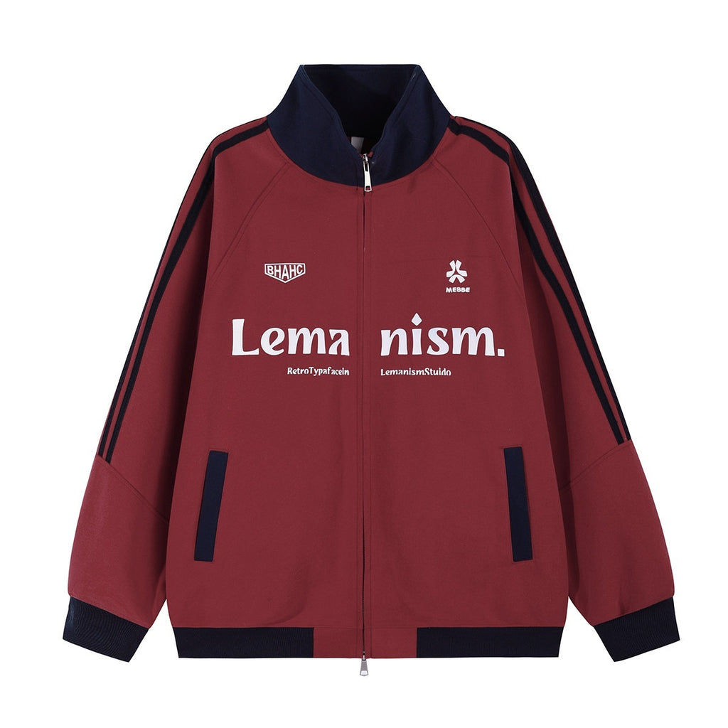 lemanism_Red_Baseball_Varsity_Stand_Collar_American_Sport_Couple_Men's_Zip-up_Hoodies_MISSTT