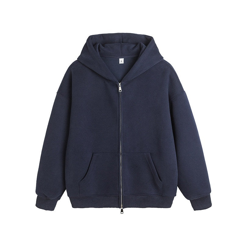 lemanism_Solid_Color_Hooded_Couple_American_Street_Men's_Zip-up_Hoodies_MISSTT