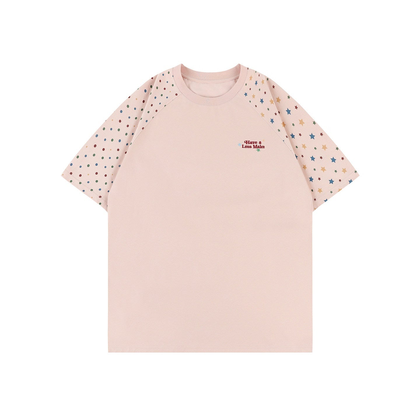 lemanism_Star_Print_Raglan_Sleeve_Men's_Sorona_Cotton_Blend_Short_Sleeve_T-shirts_MISSTT