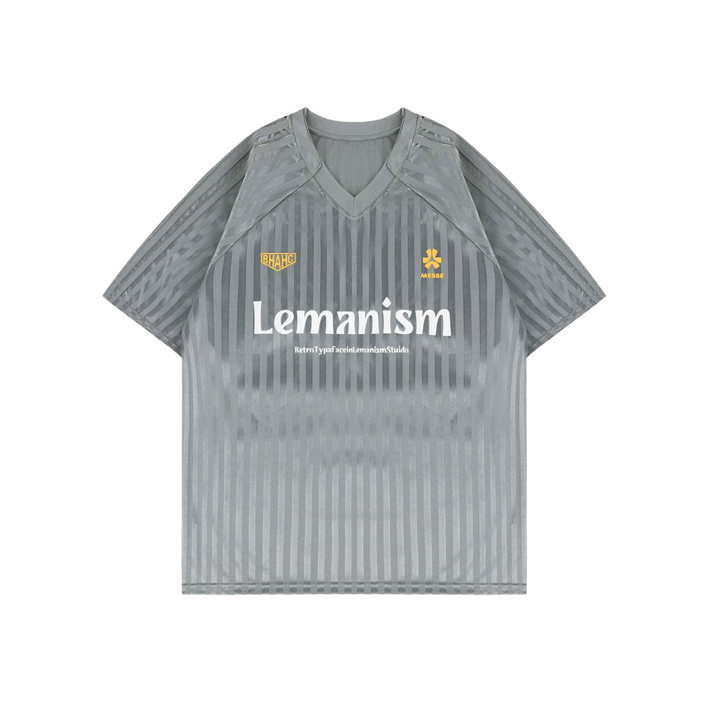 lemanism_Striped_Football_Jersey_V-neck_Raglan_Men's_Polyester_Short_Sleeve_T-shirts_MISSTT