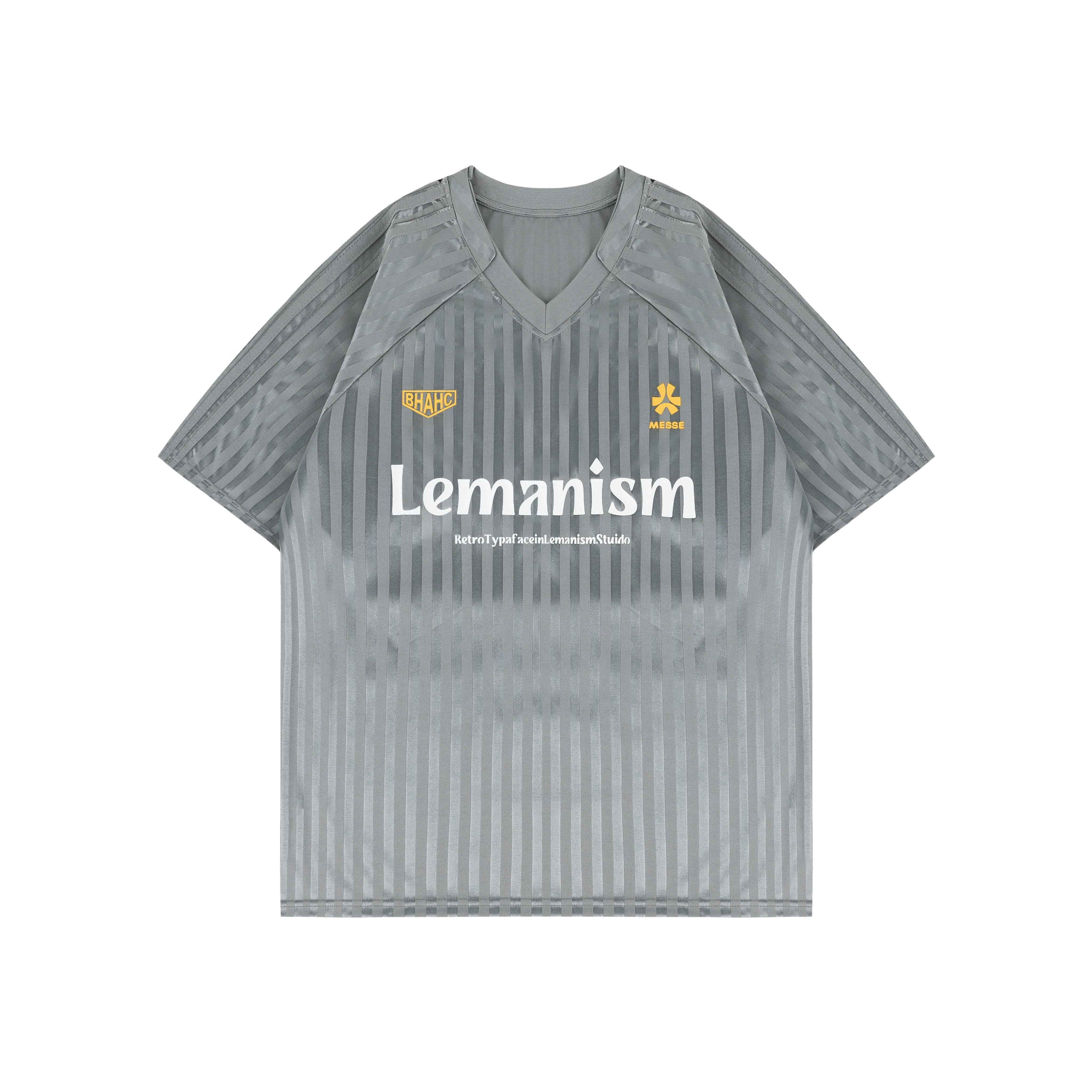 lemanism_Striped_Football_Jersey_V-neck_Raglan_Men's_Polyester_Short_Sleeve_T-shirts_MISSTT