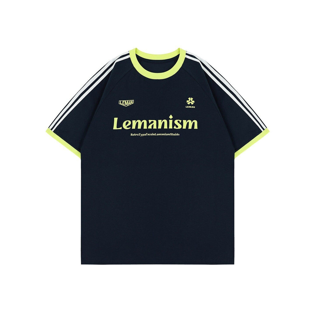 lemanism_Striped_Printed_Raglan_Loose_Fit_Men's_Cotton_Blend_Short_Sleeve_T-shirts_MISSTT