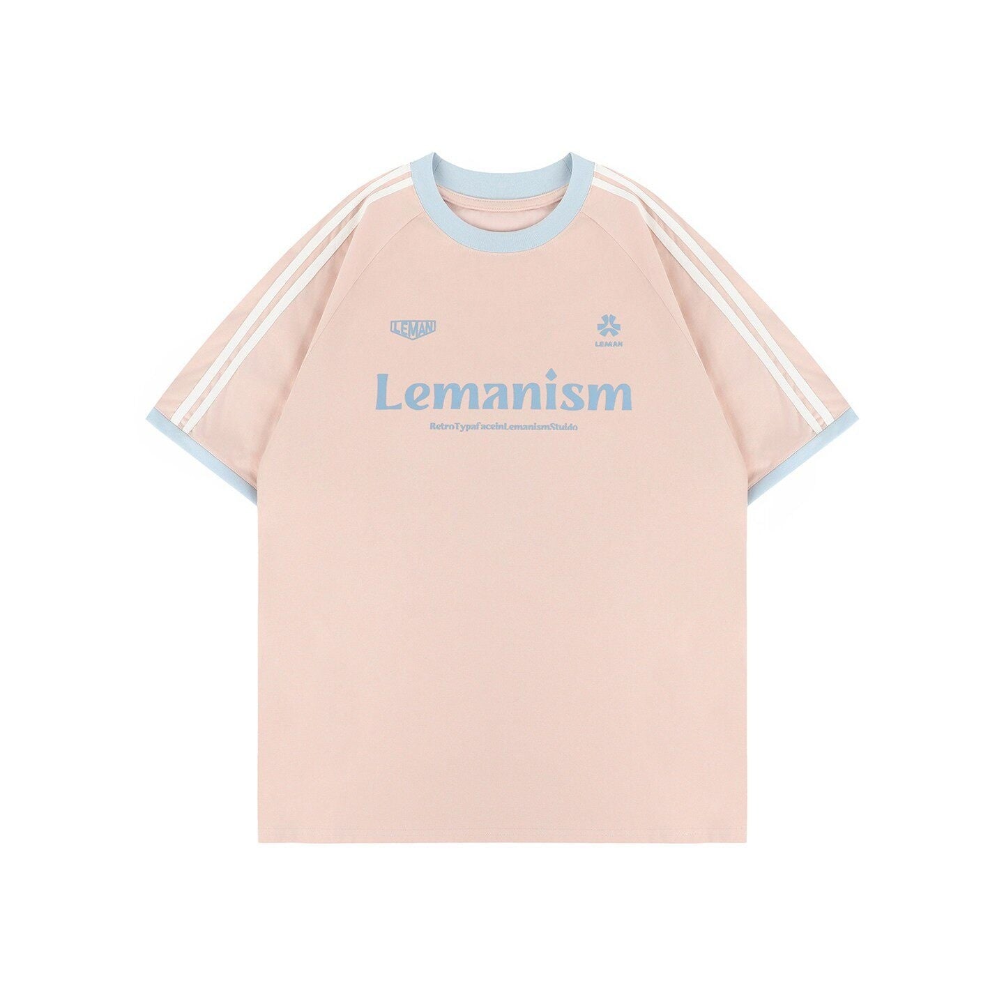 lemanism_Striped_Printed_Raglan_Loose_Fit_Men's_Cotton_Blend_Short_Sleeve_T-shirts_MISSTT