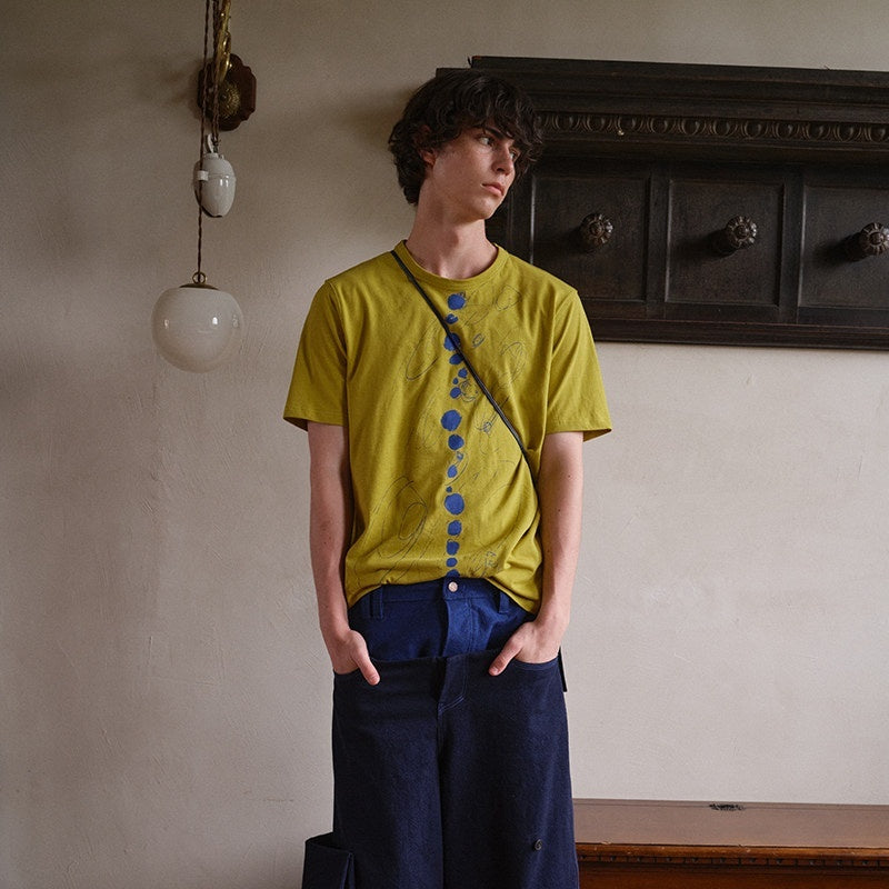 soknot_Artistic_Polka_Dot_Crew_Neck_Loose_Fit_Men's_Short_Sleeve_T-shirts_MISSTT