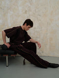 soknot_Colorblock_Splice_Casual_Elastic_Waist_Men's_Tencel_Wide-leg_Pants_MISSTT
