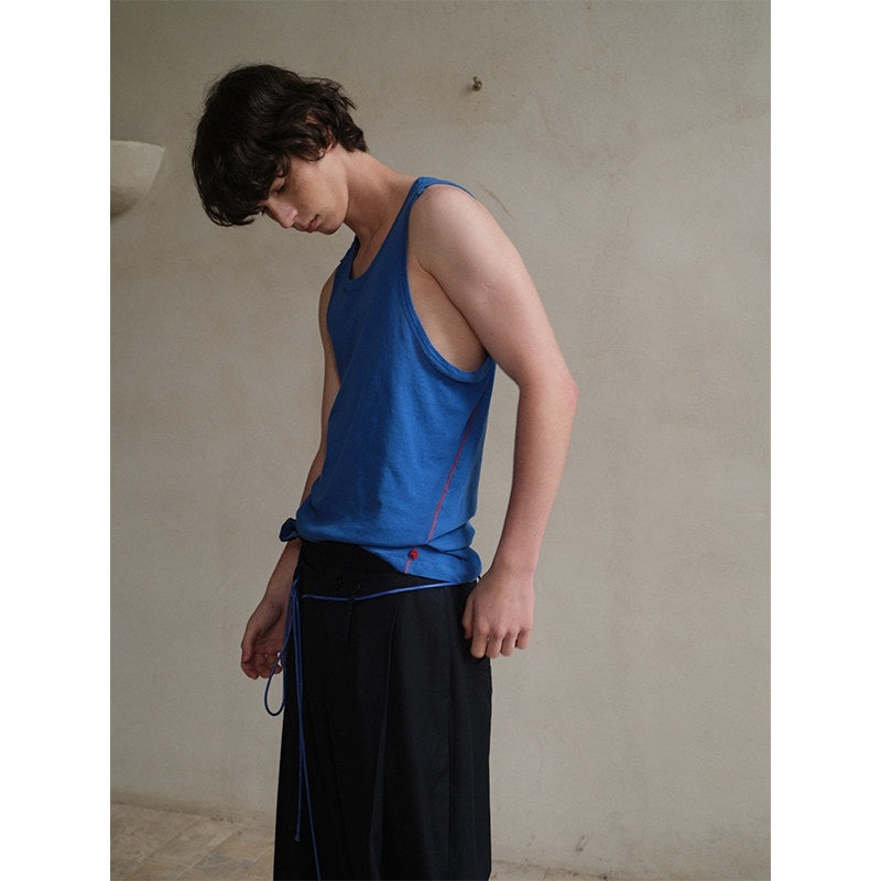 soknot_Contrast_Colorblock_Slim_Racerback_Men's_Cotton_Muscle_Tank_Tops_MISSTT