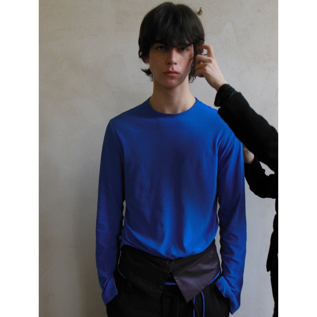 soknot_Deep_Indigo_Round_Neck_Solid_Pullover_Men's_Cotton_Long_Sleeve_T-shirts_MISSTT