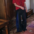 soknot_Deep_Navy_Striped_Colorblock_Adjustable_Mid_Rise_Men's_Cotton_Relaxed_Jeans_MISSTT